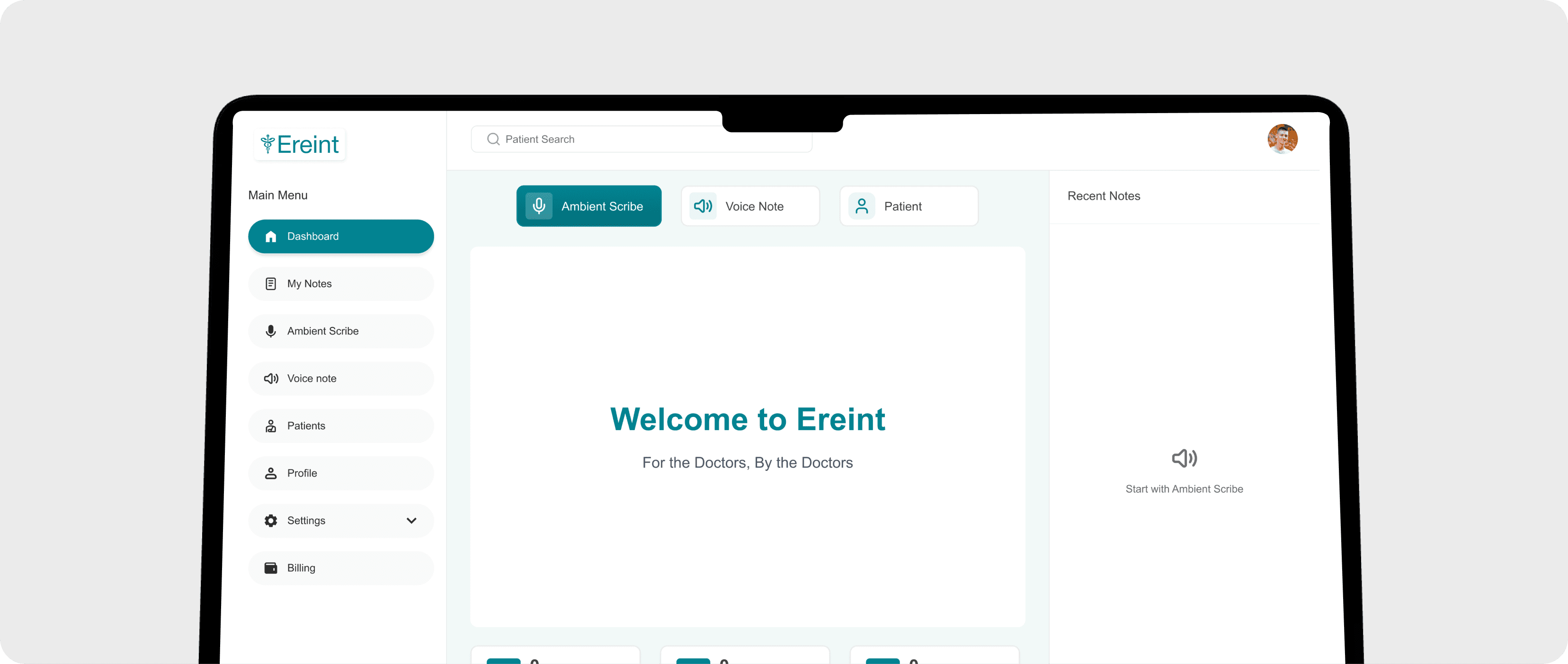 Ereint product screenshot